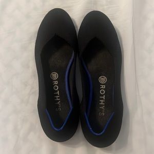 Rothy’s “The Flat” Black Shoes